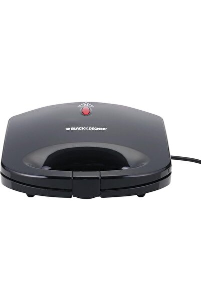 Black&Decker Black & Decker 600W 2 Slice Non-Stick Sandwich Maker Black TS1000-B5 2 Years Warranty