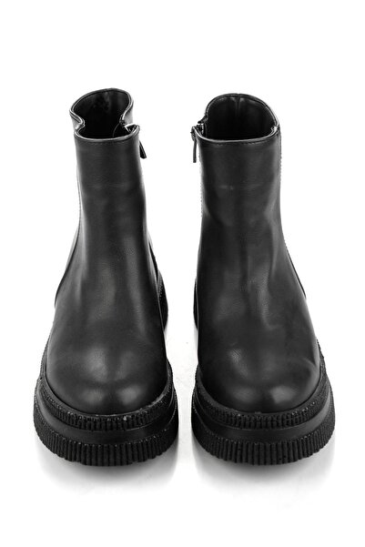 Bambi Siyah Kadın Bot & Bootie K02874310509