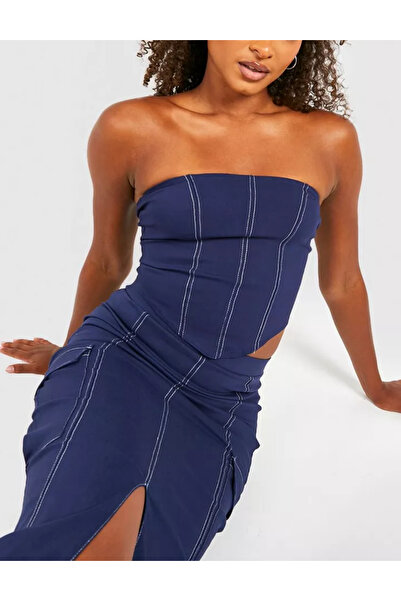 BOOHOO Top Boohoo, albastru