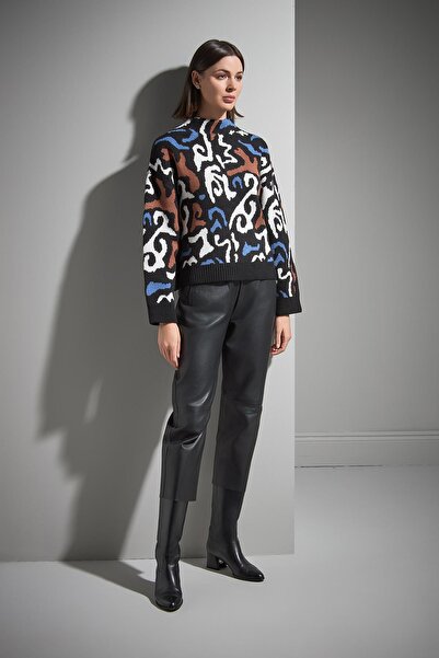 JOIN US Πουλόβερ πολλαπλών πλεξούδων με σχέδιο ψηλός λαιμός