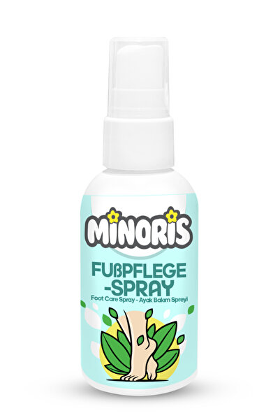 Minoris Ayak Bakım Spreyi 100 ml | Doğal Ferahlatıcı ve Koku Önleyici Formül | Vegan