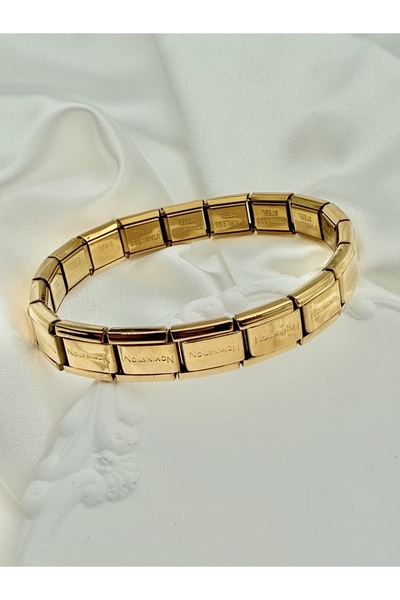 Snartun سوار من الفولاذ الإيطالي باللون الذهبي