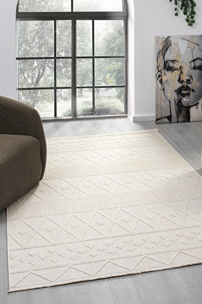 Markaev Loopal Dokuma Halı Krem 620