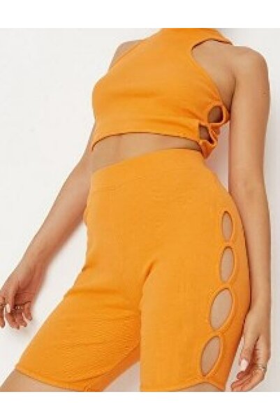 Missguided Top Missguided, portocaliu