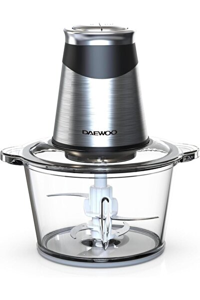 Daewoo Food Chopper – Mini Food Processor with 1.8L BPA Free Glass Mixing Bowl, 500W Motor Dual Sp