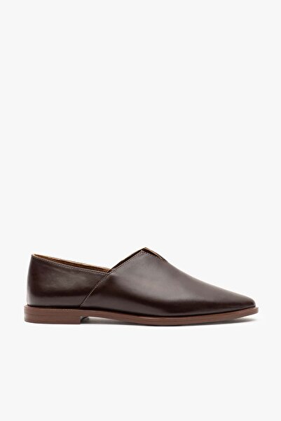 Louis Cardy Nova Brown Leather Women's Ballerinas