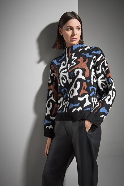 JOIN US Πουλόβερ πολλαπλών πλεξούδων με σχέδιο ψηλός λαιμός