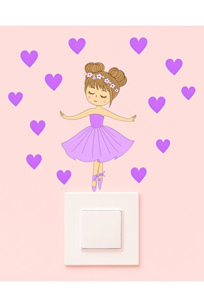 telaşe memuru ملصق فوق المقبس - ملصق حائط لغرفة الأطفال - ملصق فوق المقبس على...