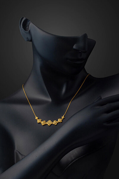 Bilezikci Papatya Sarmaşık 22 Ayar Altın Kolye