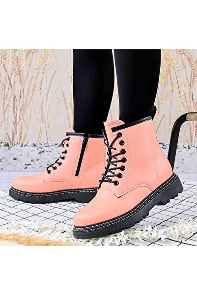 Tmall Women's boots, Made of -leather with suede interior, GD1101, Pink