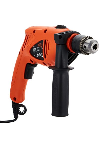 Black&Decker BLACK+DECKER 550W 13mm VSR Keyed Chuck Hammer Drill - HD5513V-B5