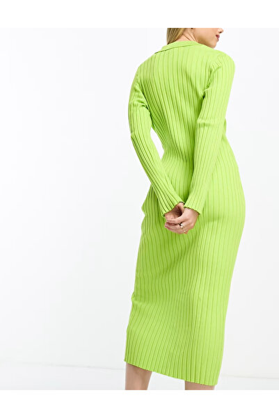 Monki Monki midi dress, green