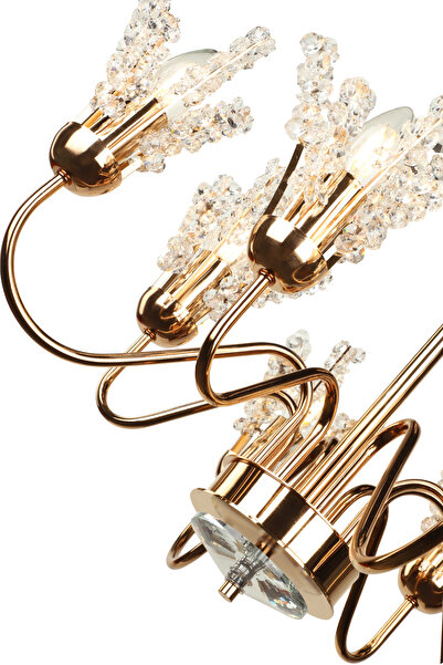 Begüsa Leroy 10.Lu Avize Gold Kaplama