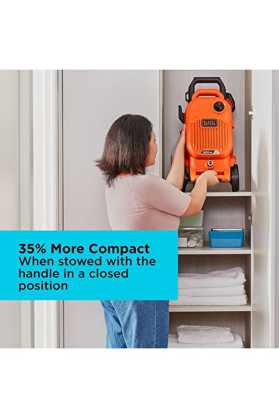 Black&Decker Black & Decker 1700W 125 Bar/1800 PSI Pressure Washer