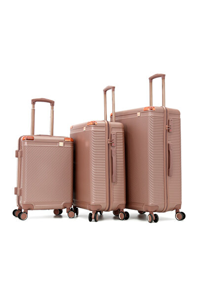 AMERICAN FLYER Hradshell Luggage Trolley Set of 3 Pieces