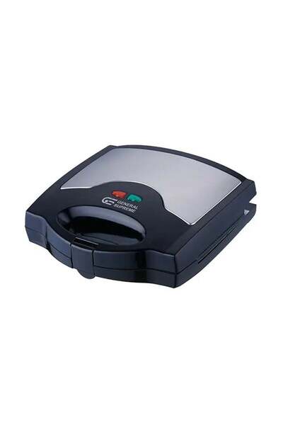 General Supreme 3-in-1 Sandwich Maker, Non-Stick Surface, 750W, Black
