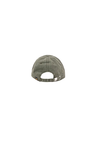 Alpha Industries Green olive cap Acid logo