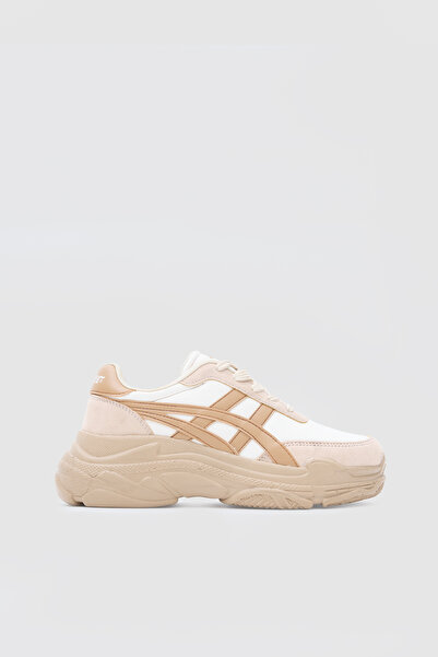 Asya eTayger Pantofi sport pentru femei cu talpă groasă, comozi, eleganti, casual