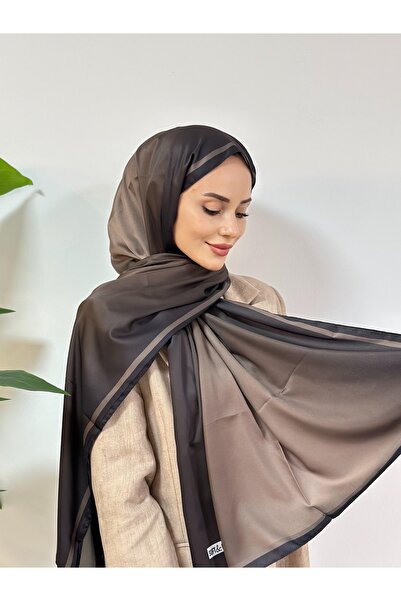 Soft & Pure Scarfs BY GD Modal Degrade Desen - Acı Kahve