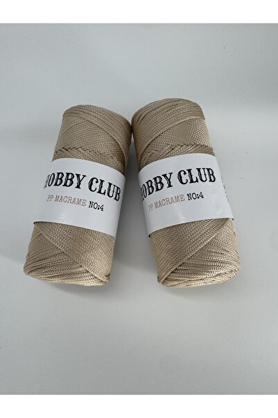 dmtbutik 5 Adet kahverengi 200 gr Polyester Makrome Ipi 2 Mm - 230 M Supla Ip...