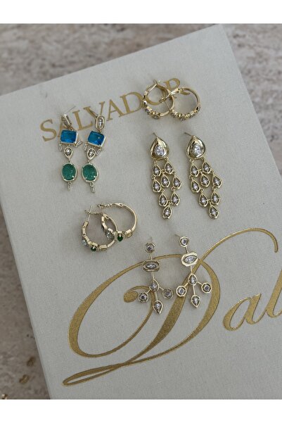 LUXSTONE Brand Model Gold Earrings