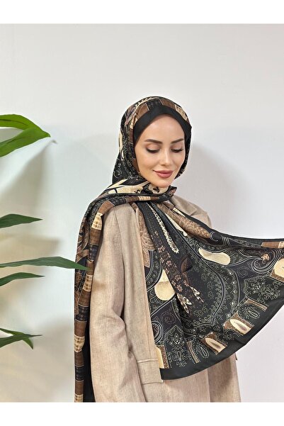 Soft & Pure Scarfs BY GD Modal Diva Desen - Kahve