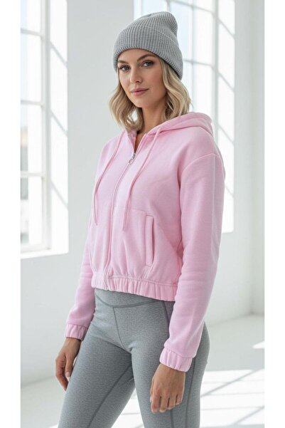 Codastyle Kapşonlu Crop Sweatshirt