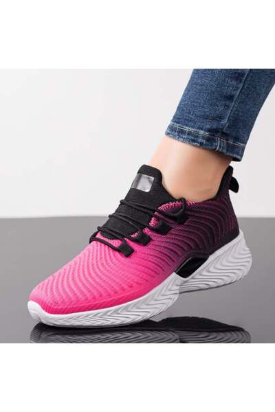 Modlet.ro Women's pink lace-up athletic shoes MOD08660