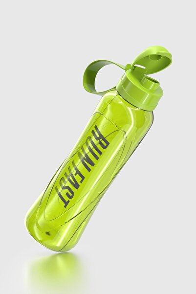 Renga Sky Patterned 630 ml Water Bottle with Removable Carrying Strap 912062 Green