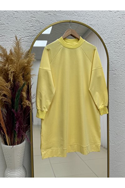 BENAHOLL Karessa Stitch Detailed Long Sweatshirt-Eu3072 Yellow