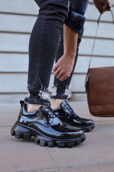 Zapatos CH093 Castle Pantofi clasici pentru bărbați, cu șireturi, din piele l...