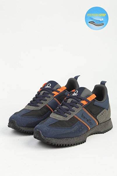 Benetton Men's Navy Blue Sports Shoes Imported Bni-12114