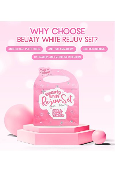 You Glow babe مجموعة بيوتي وايت ريجوف