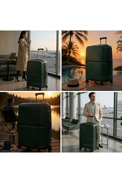 ZAAPPY Hard Case 28 Inch (30-35kg) Miami PP Luggage Lightweight, Unbreakable, Secured Lock