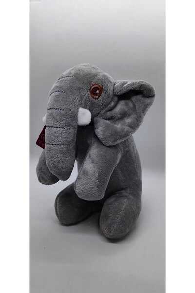 Selay Oyuncak Fil Pelüş Gri Renk 15Cm