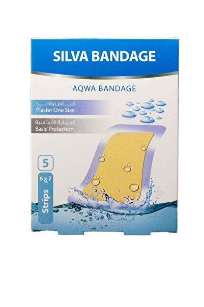 Silva Aqua Bandage Plaster One Size 6*7 cm 5 Strips