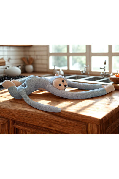 charisa Elleri Yapışan Oyun Ve Uyku Arkadaşı Peluş Maymun Oyuncak Sarılan Maymun