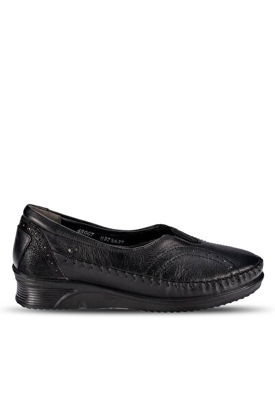 Forelli Gulis-h women's leather hallux shoes black