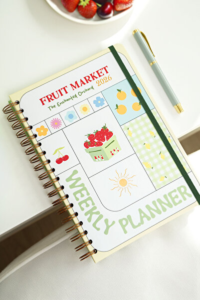 Matt Notebook 2026 B5 Седмичен спирален дневник 17x24 cm - 12 месеца