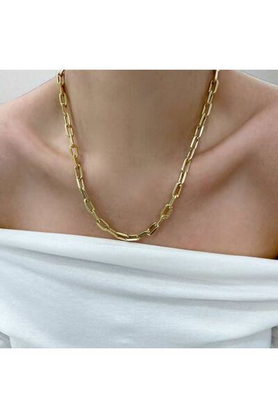 byBurak GOLD Ataç Zincir Kolye - ZNC0524