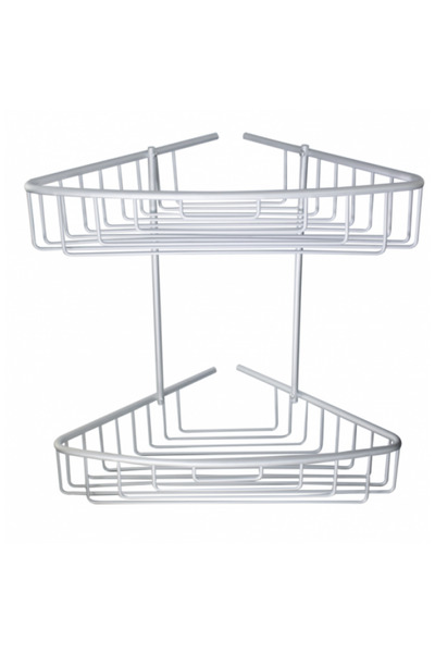 Raki Etajera colt din aluminiu 2 nivele