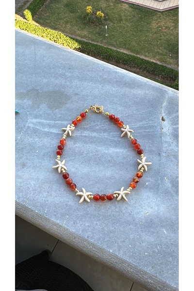 Ben Aleina Agate Stone Starfish Bracelet