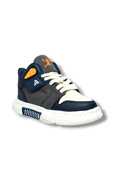 Cakgo حذاء رياضي للأطفال من Alessio 537-26 مصنوع من الجلد التشريحي باللون الأ...