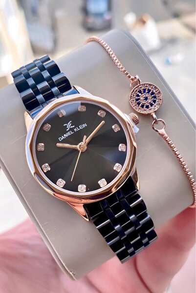 Daniel Klein KADIN KOL SAATİ KRİSTAL CAM SU GECİRMEZ 2 YIL GARANTİLİ YENİ SEZ...