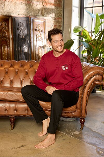 pijamacity ERKEK CEPLİ İNTERLOK PİJAAM TAKIMI