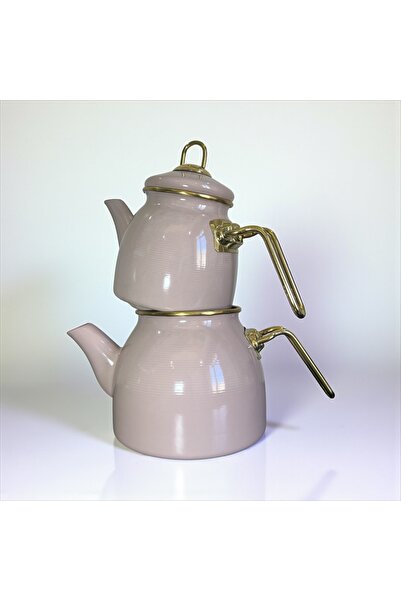 ALTIN MUTFAK Medium Size Enamel Teapot Set