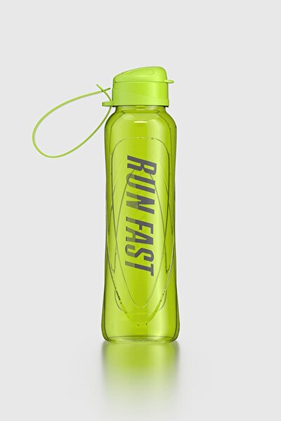 Renga Sky Patterned 630 ml Water Bottle with Removable Carrying Strap 912062 Green