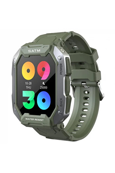 Tio Ceas inteligent pentru monitorizarea activității, stil IP68, monitor de ritm cardiac pentru înot, oxigen în sânge 24, sport, verde