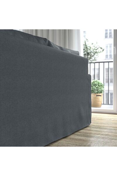 hobiurun 2'li kanepe ve uzanma koltuğu, gransel gri, sağ