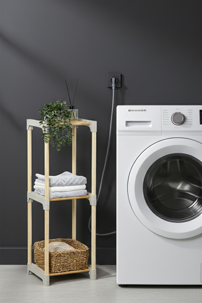 Zevahir Mobilya Dekorasyon Ahşap 3 Katlı Raf Banyo Mutfak Kitaplık Ayakkabılık Saksılık Çok Amaçlı Organizer
